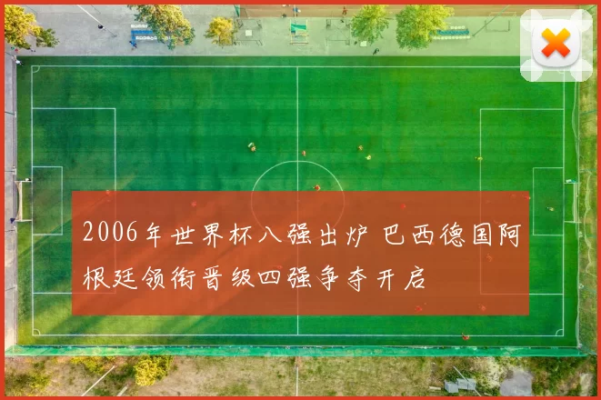 2006年世界杯八强出炉 巴西德国阿根廷领衔晋级四强争夺开启